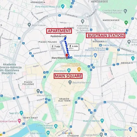 Apartman Calm Pedzichow Street Krakkó